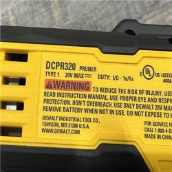 LIKE NEW - DEWALT 20-Volt MAX 1 -1/2 in. Capacity Cordless Battery Powered Pruner (Tool Only)