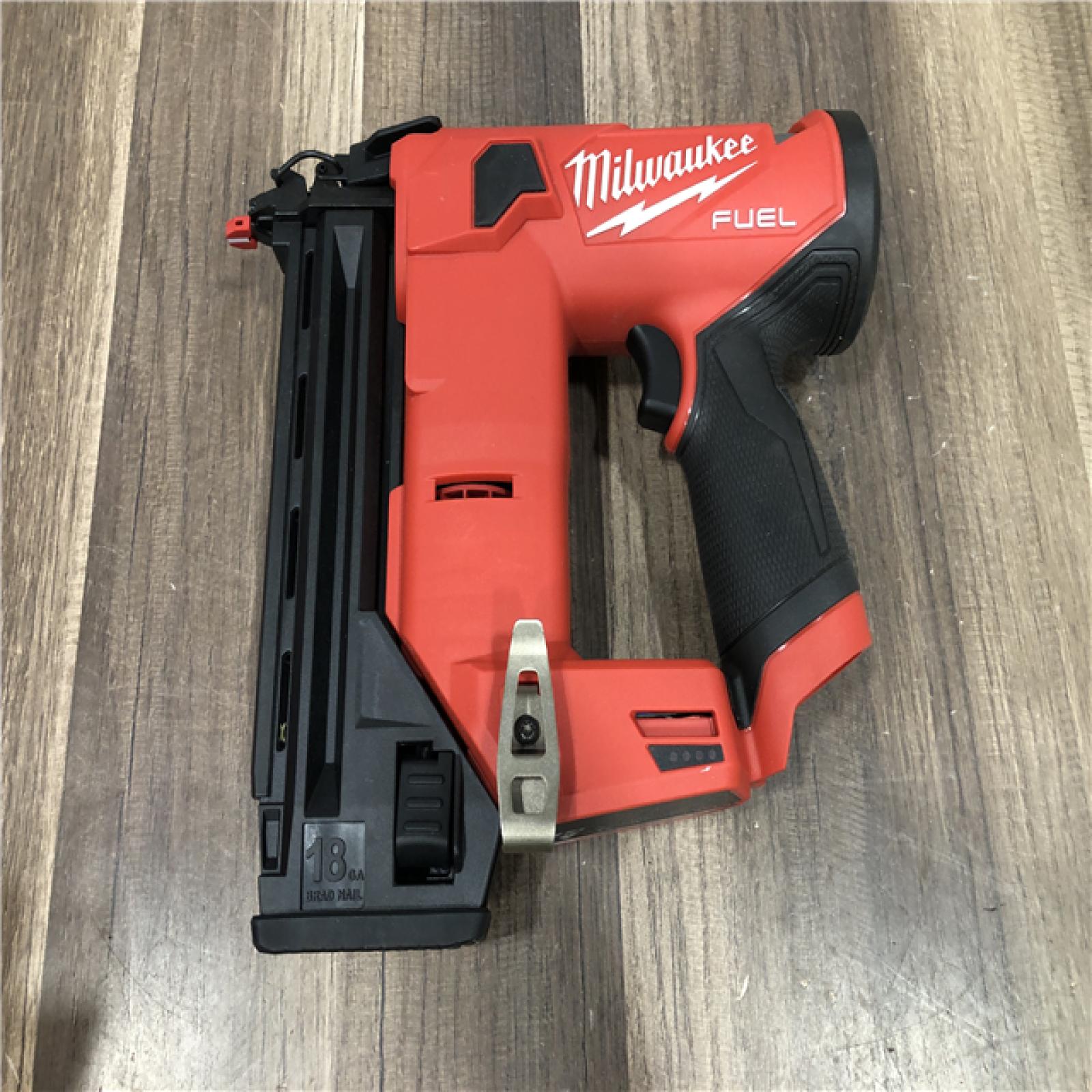 AS-IS Milwaukee FUEL 12-Volt Lithium-Ion Brushless Cordless 18-Gauge 1-1/2 in. Compact Brad Nailer (Tool Only)