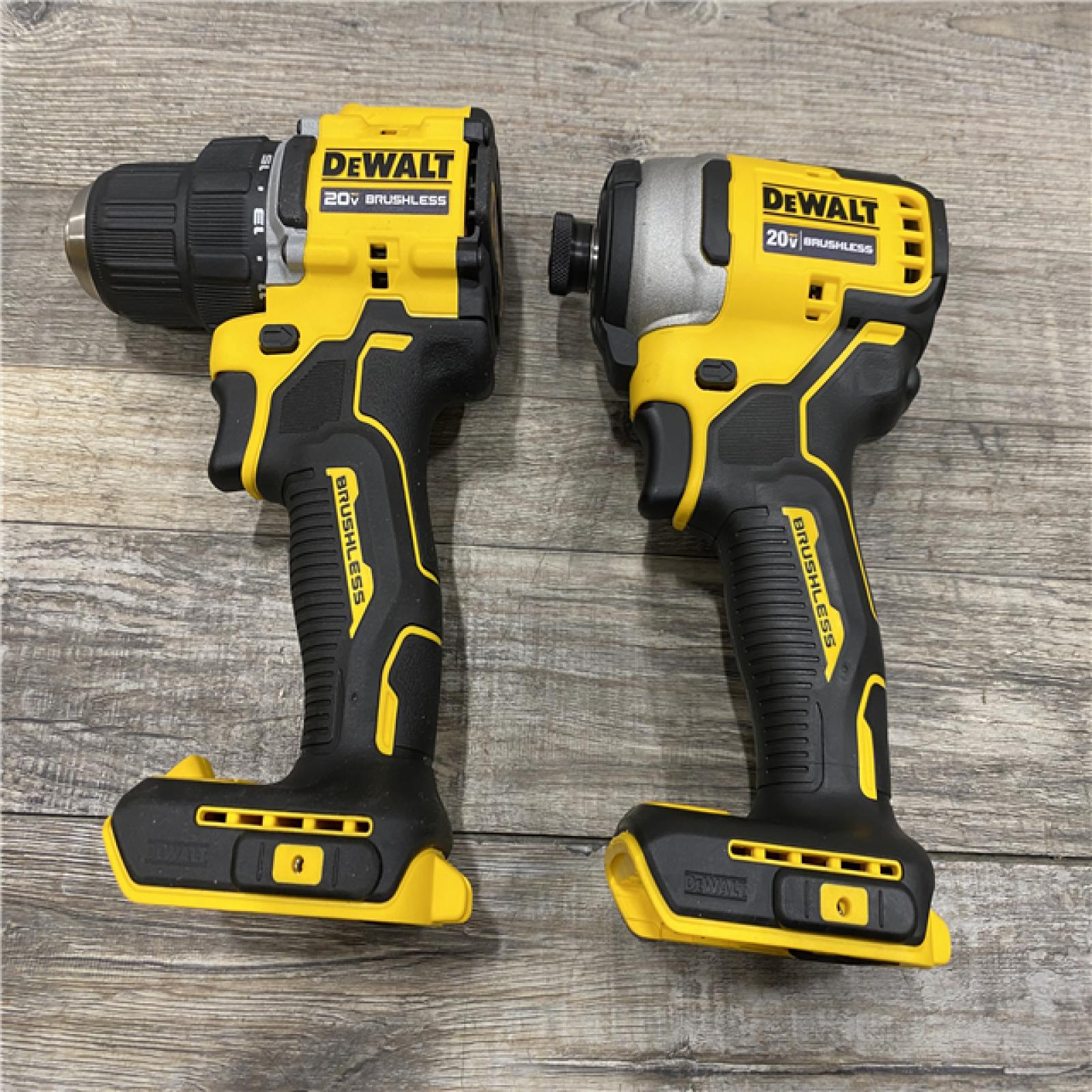 AS-IS DEWALT ATOMIC 20-Volt MAX Lithium-Ion Cordless Combo (2-Tool) Kit