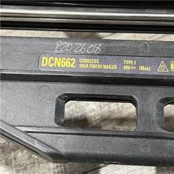 AS-IS DEWALT 20V MAX XR 16-Gauge Lithium-Ion Cordless Finish Nailer (Tool Only)