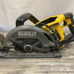 AS-IS DEWALT FLEXVOLT 60V MAX Cordless Brushless 7-1/4 in. Wormdrive Style Circular Saw (Tool Only)
