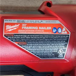 HOUSTON LOCATION - AS-IS (APPEARS LIKE NEW) Milwaukee FUEL 3-1/2 in. 18-Volt 30-Degree Lithium-Ion Brushless Cordless Framing Nailer (Tool-Only)