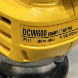 AS-IS DEWALT 20V MAX XR Cordless Brushless Fixed Base Compact Router (Tool Only)