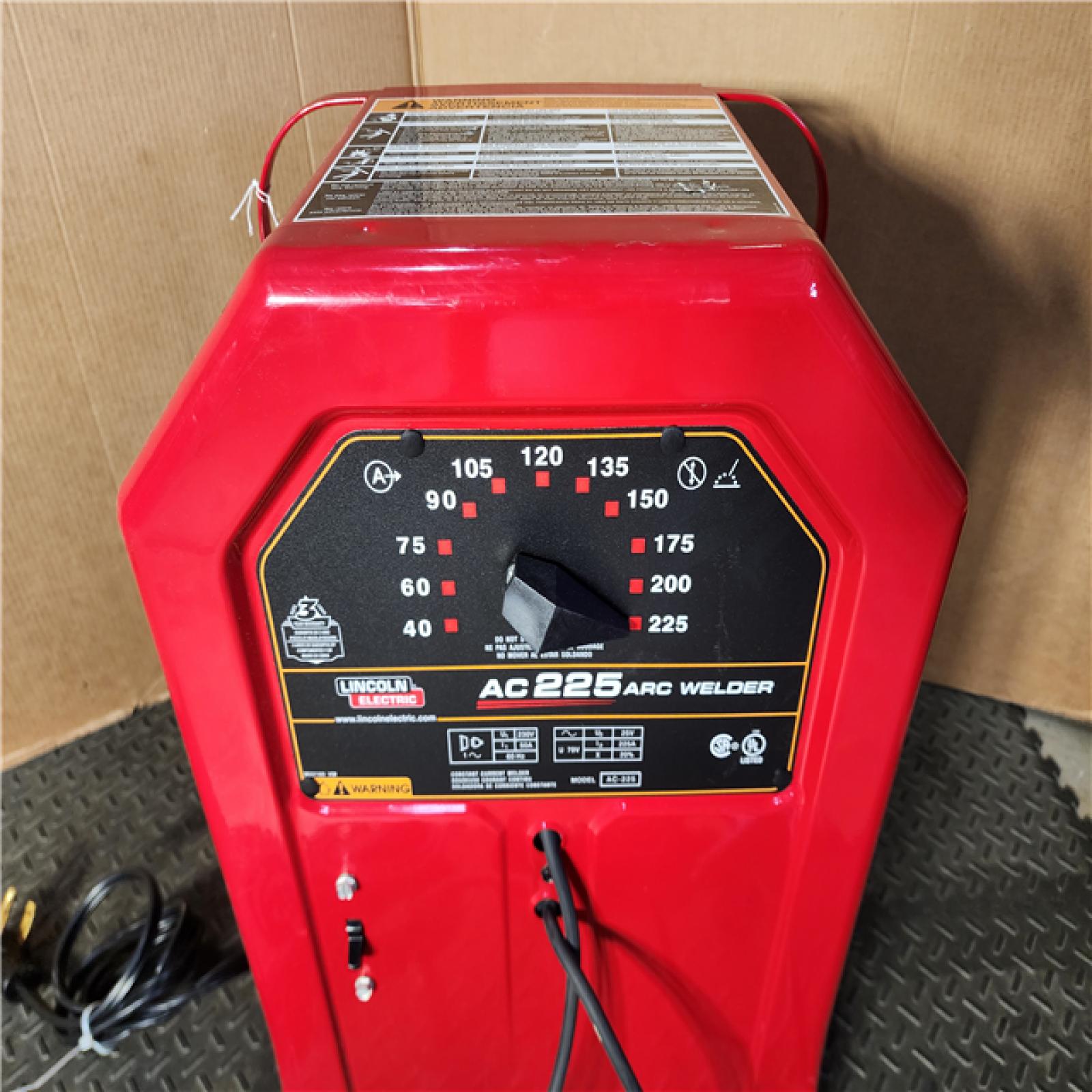 HOUSTON LOCATION - AS-IS Lincoln Electric AC-225 AC Arc Welder- Transformer 230V 40-225A Output