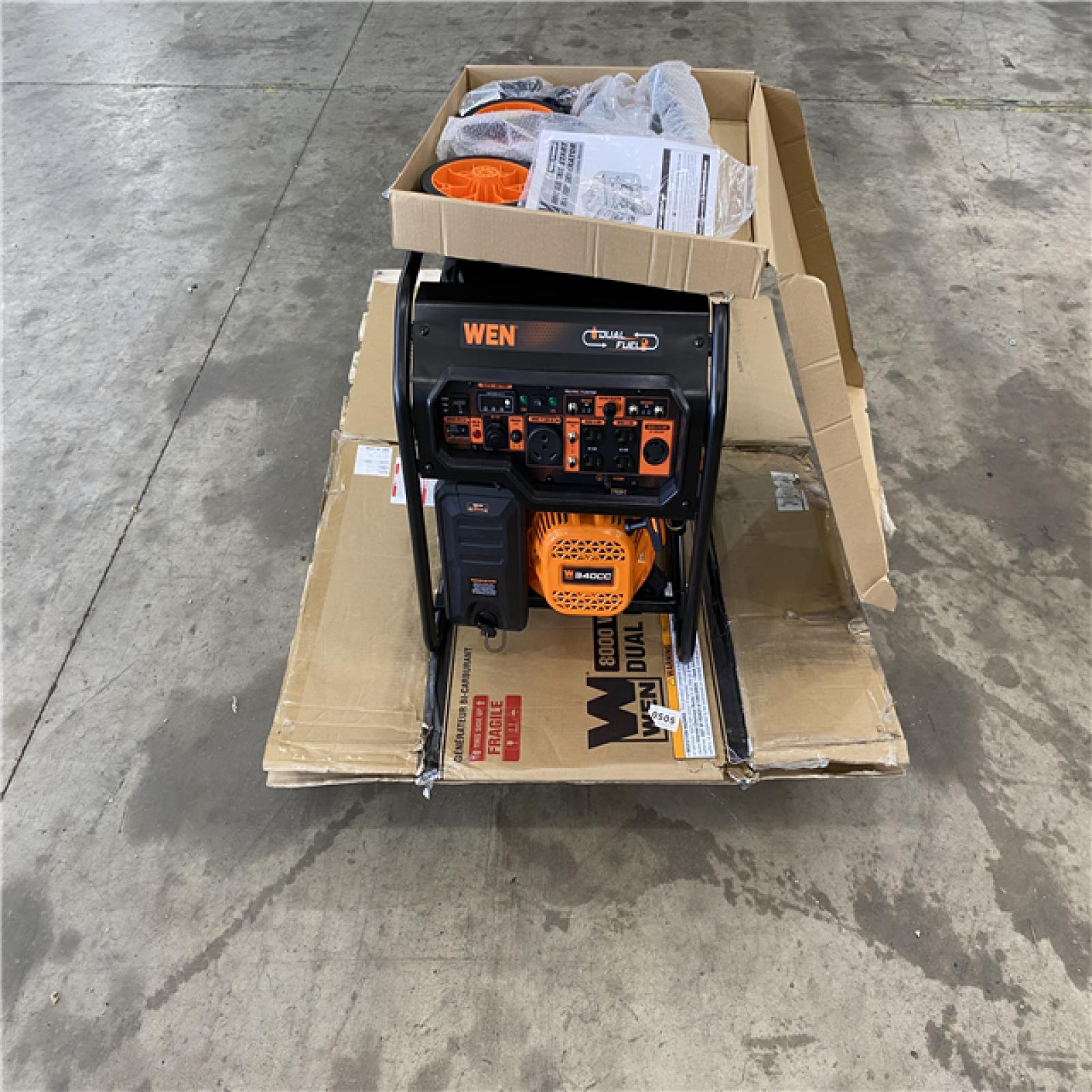 Houston Location - AS-IS WEN 8000w Electric Start Generator