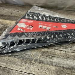 NEW - Milwaukee Combination Metric Wrench Mechanics Tool Set (15-Piece)