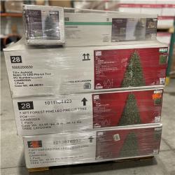 DALLAS LOCATION- AS-IS ASSORTED CHRISTMAS TREES PALLET