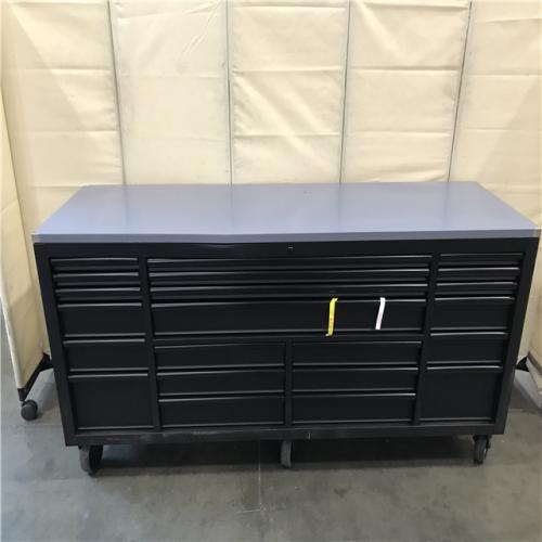 California AS-IS Husky 84 in. 22-Drawer Mobile Workbench