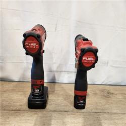 AS-IS- Milwaukee 12V Brushless Hammer Drill and Impact Driver Combo Kit