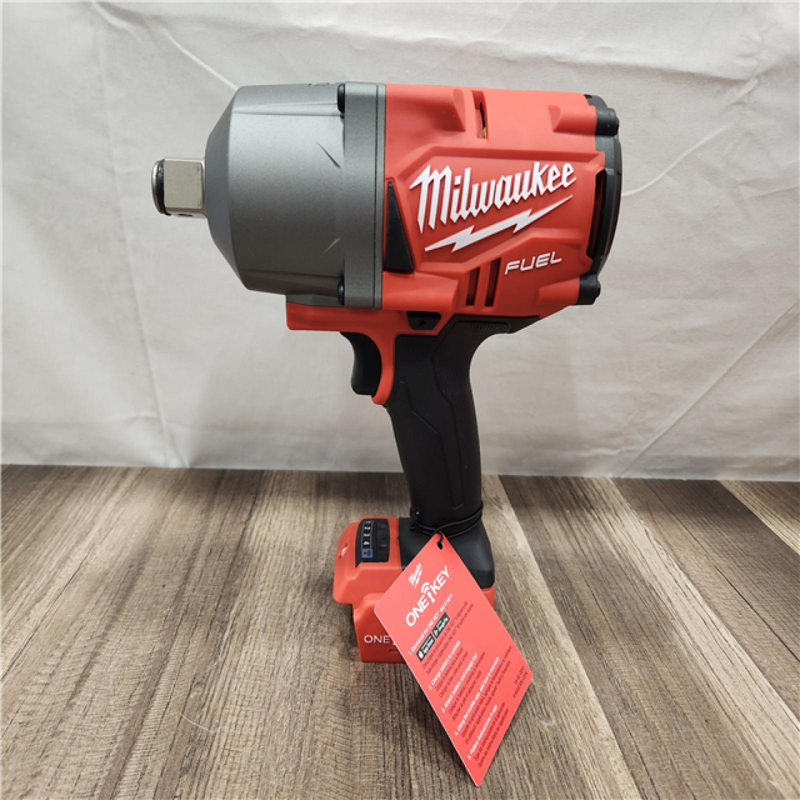 AS-IS- Milwaukee M18 FUEL ONE-KEY 18V Lithium-Ion Brushless Cordless 3/4 in. Impact Wrench with Friction Ring (Tool-Only)