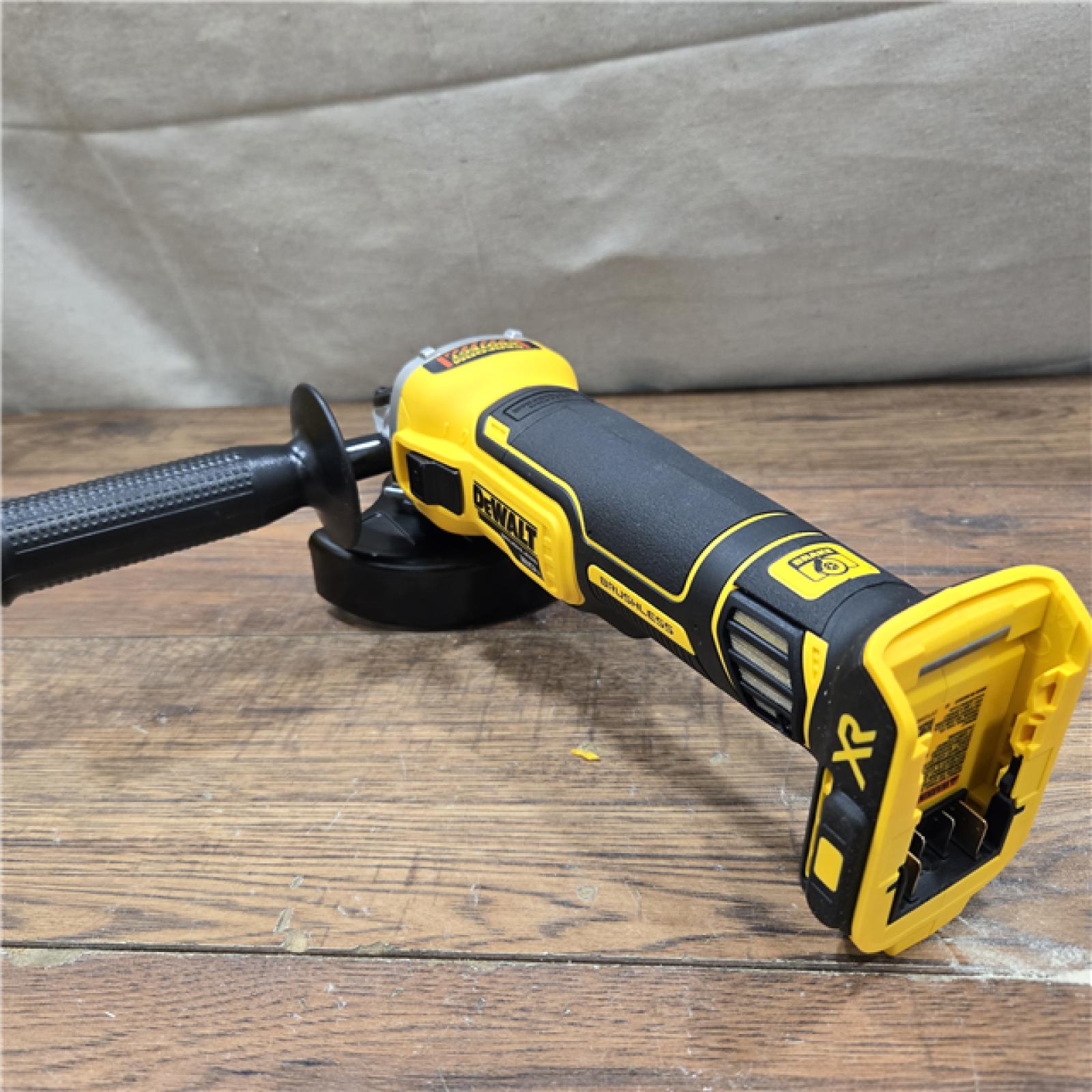 AS-IS DeWalt DCG405B 20V Max XR 4.5-Inch Slide Switch Small Angle Grinder (Tool Only)