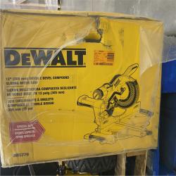 NEW- DeWalt 15 Amps 12 in. Corded Dual-Bevel Sliding Compound Miter Saw