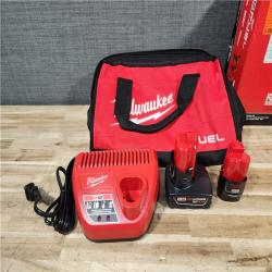 HOUSTON LOCATION - AS-IS Milwaukee  FUEL 12-Volt Lithium-Ion Brushless Cordless Hammer Drill and Impact Driver Combo Kit