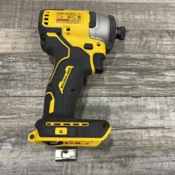 AS-IS DEWALT Atomic 20V Max Lithium-Ion Brushless Cordless Compact 1/4 in. Impact Driver Kit