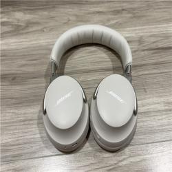 AS-IS Bose QuietComfort Beige Over-Ear Wireless Noise Cancelling Headphones Case