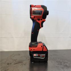 AS-IS-  Milwaukee FUEL SURGE 18V Lithium-Ion Brushless Cordless 1/4 in. Hex Impact Driver with (2) 5.0 Ah Battery and Charger
