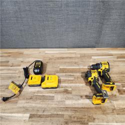 HOUSTON LOCATION - AS-IS DEWALT 2 TOOL COMBO KIT W/ (2) BATTERY & CHARGER