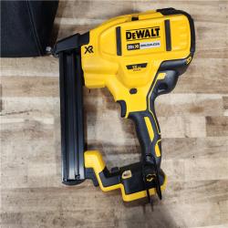 HOUSTON LOCATION - AS - IS DEWALT 20V MAX XR Lithium-Ion Cordless 18-Gauge Narrow Crown Stapler Kit