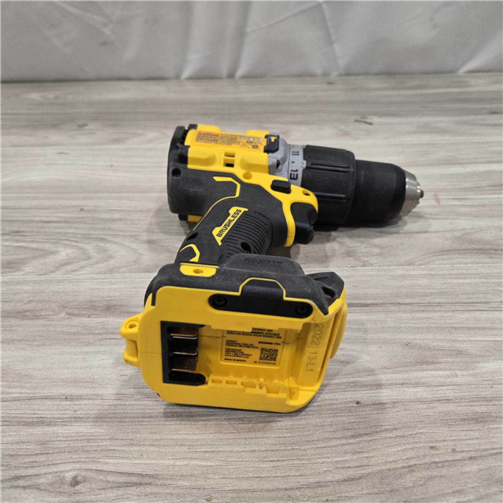 AS-IS DEWALT 20V Compact Cordless 1/2 in. Hammer Drill (Tool-Only)