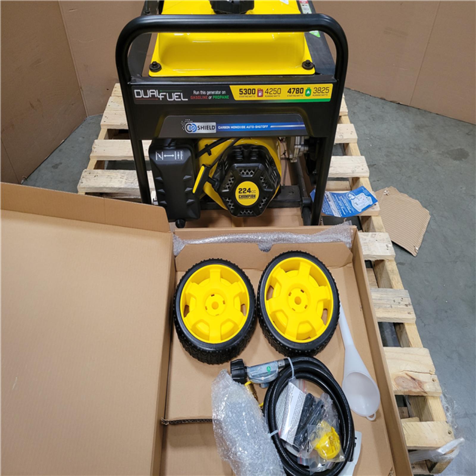 CALIFORNIA AS-IS CHAMPION PORTABLE GENERATOR