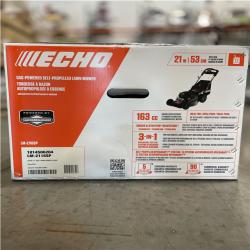 DALLAS LOCATION-NEW! ECHO 21 in. 163 cc Briggs and Stratton Gas 3-in-1 One Blade RWD Self-Propelled Walk Behind Lawn Mower