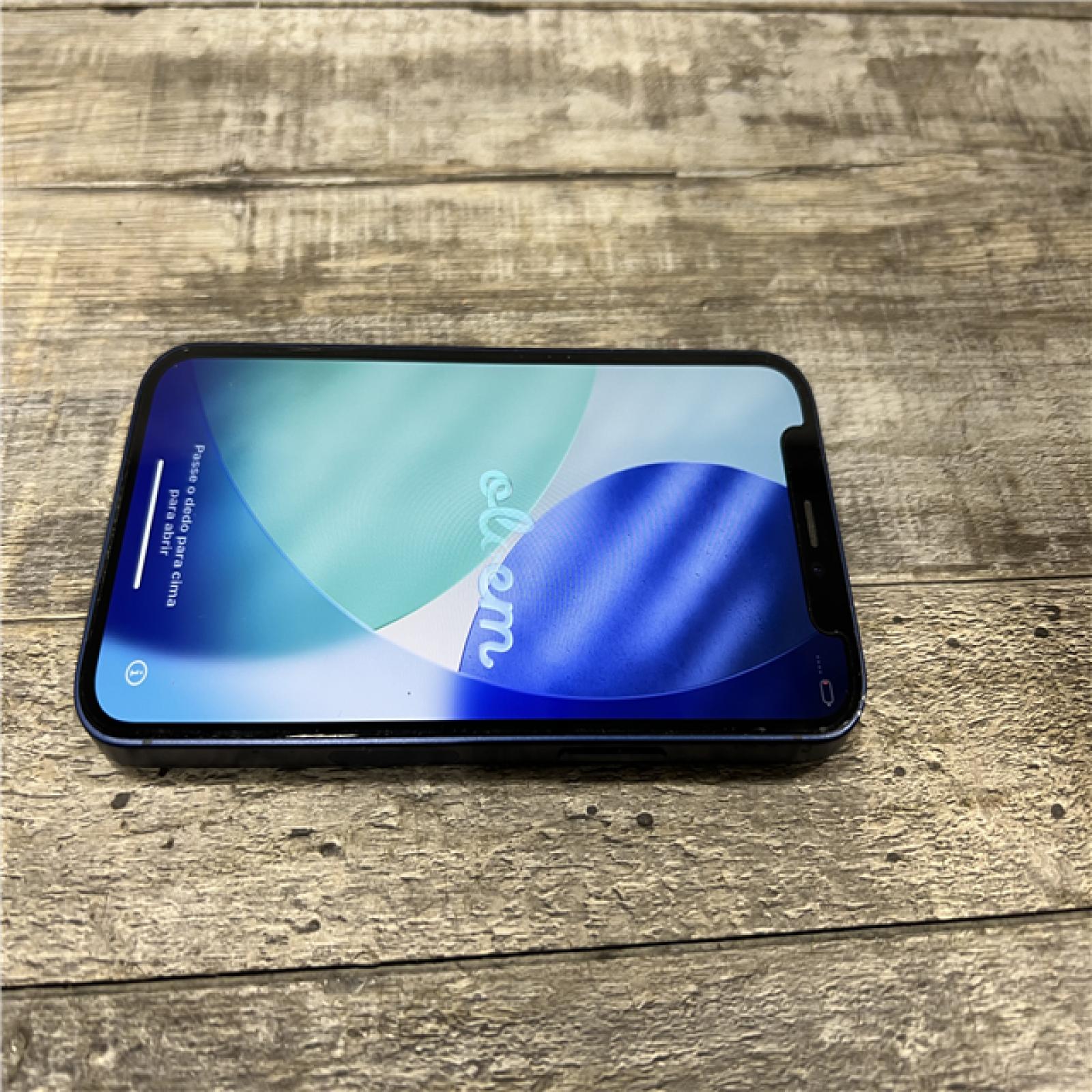 AS-IS iPhone 12 mini blue  64GB Apple MG733LL/A