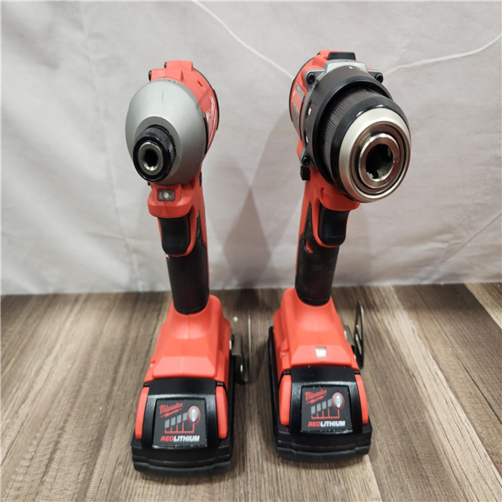 AS-IS- Milwaukee M18 Compact Brushless 2-Tool Combo Kit