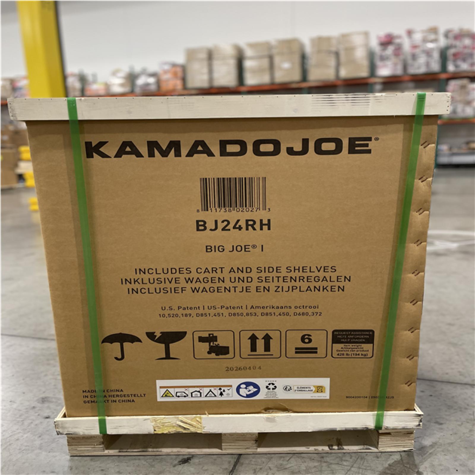 DALLAS LOCATION- KAMADO JOE Big Joe I 24 in. Charcoal Grill in Red