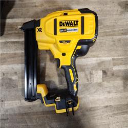 HOUSTON LOCATION - AS-IS DeWALT DCN681D1 20-Volt MAX 18ga Cordless Brushless Narrow Crown Stapler Kit w/ BATTERY & CHARGER