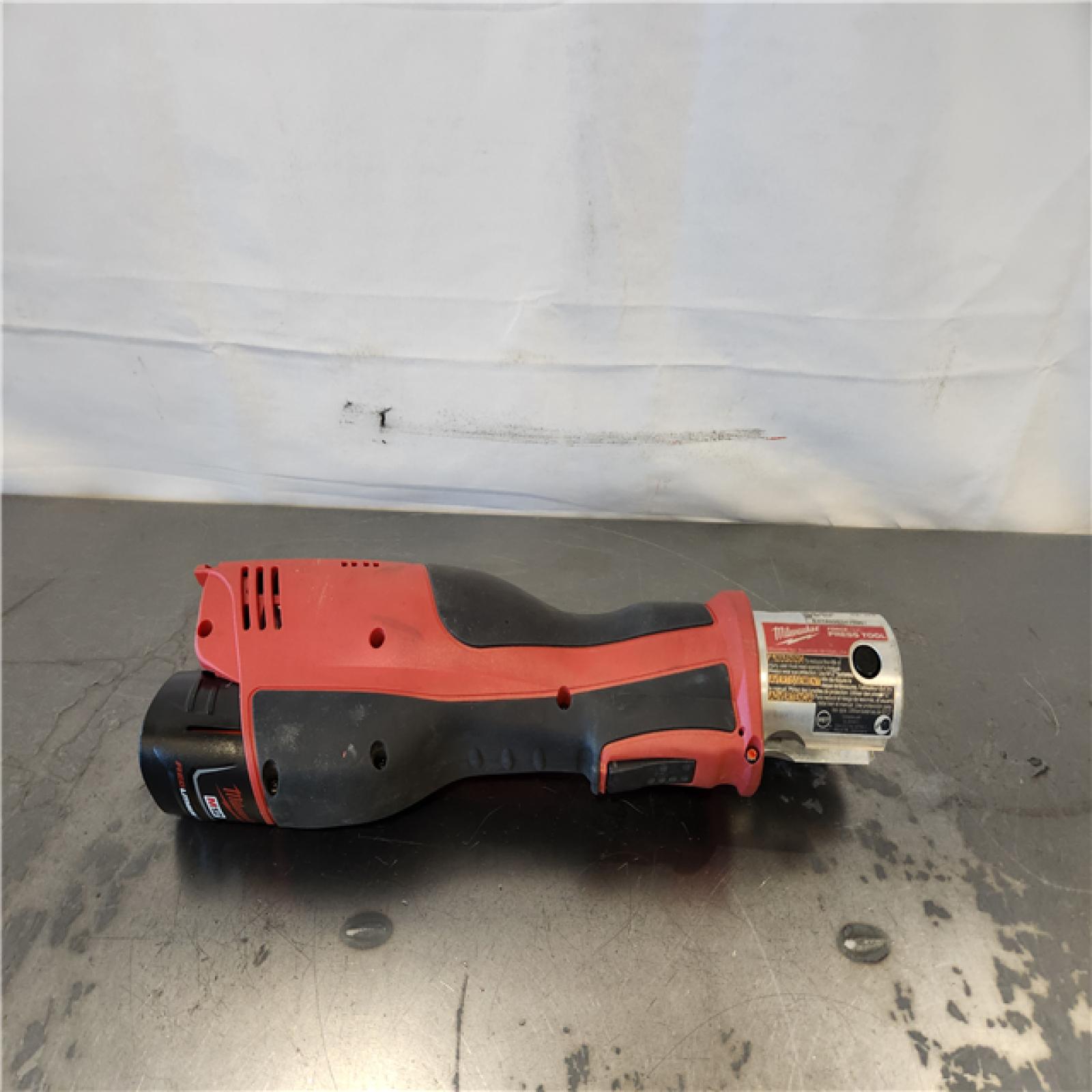 AS-IS- Milwaukee 12-Volt Lithium-Ion Force Logic Cordless Press Tool Kit