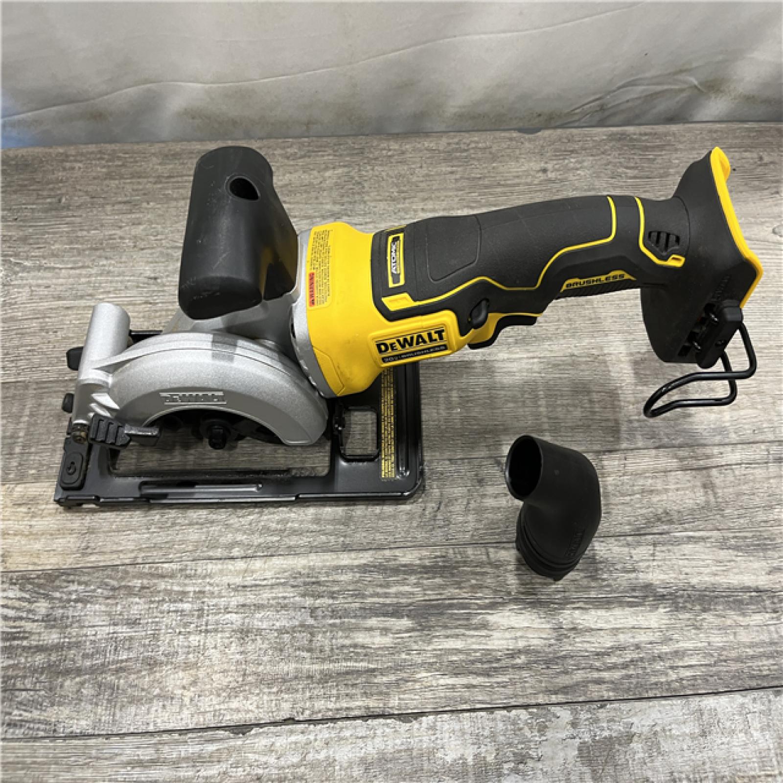 AS-IS DEWALT ATOMIC 20V MAX Cordless Brushless 4-1/2 in. Circular Saw (Tool Only)