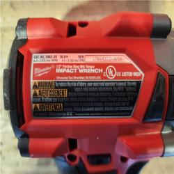 HOUSTON LOCATION - AS-IS Milwaukee FUEL18V Lithium-Ion Brushless Cordless Mid Torque 1/2 in. Impact Wrench w/Friction Ring (Tool-Only