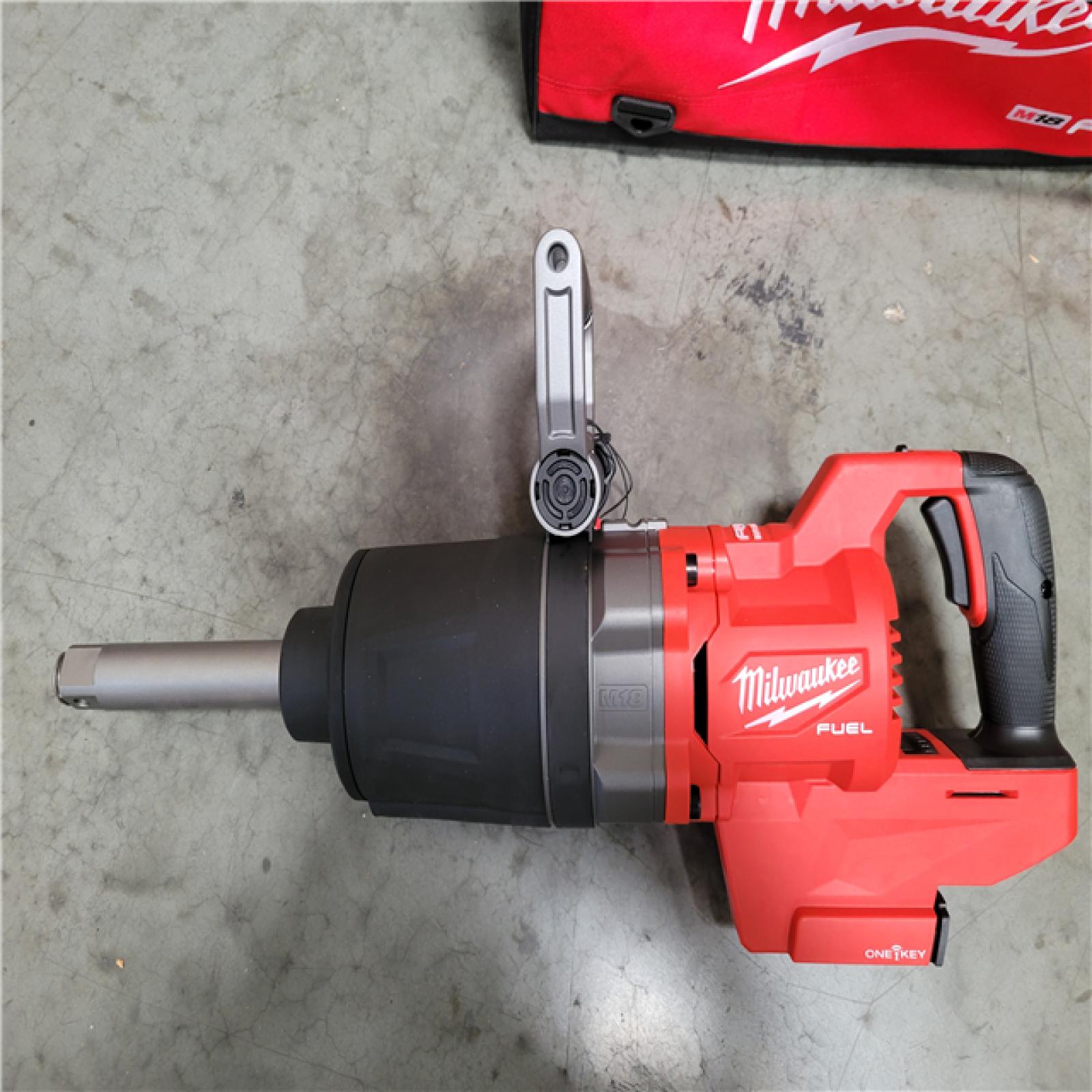 CALIFORNIA AS-IS NEW MILWAUKEE 1 D-HANDLE EXT. ANVIL HIGH TORQUE IMPACT WRENCH W/ ONE KEY KIT