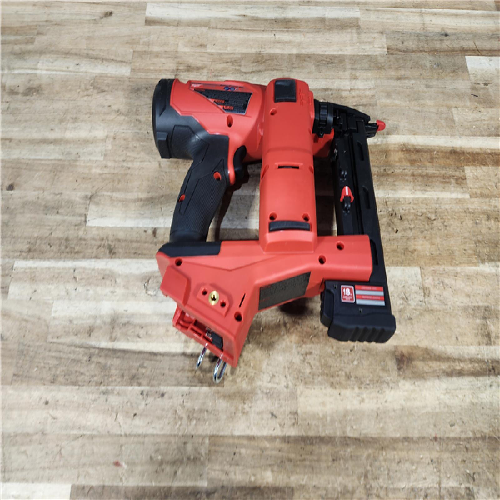 HOUSTON LOCATION - AS - IS Milwaukee FUEL 18-Volt Lithium-Ion Brushless Cordless 18-Gauge 1/4 in. Narrow Crown Stapler (Tool-Only)