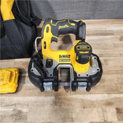 HOUSTON LOCATION - AS - IS ATOMIC 20V MAX Lithium-Ion Cordless Brushless 1-3/4 in. Bandsaw Kit with 4.0Ah Battery  Charger and Bag