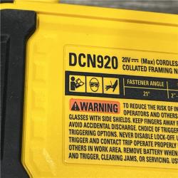 AS-IS DEWALT 20-Volt 21° Cordless Framing Nailer (Tool-Only)