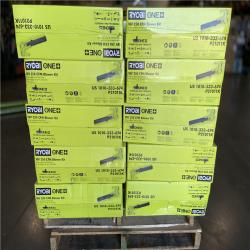 DALLAS LOCATION -NEW! RYOBI ONE+ 18V 90 MPH 250 CFM Cordless Battery Leaf Blower/Sweeper with 2.0 Ah Battery and Charger -(35 UNITS)