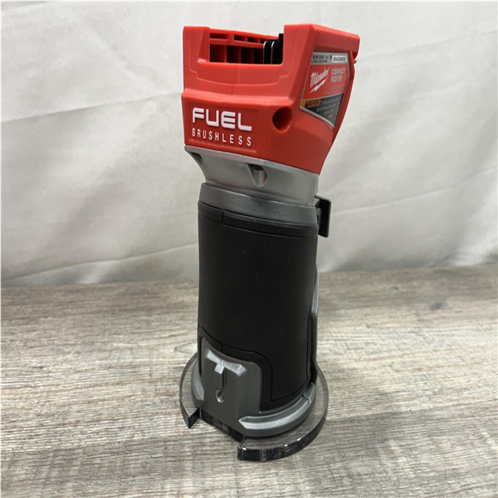 AS-IS Milwaukee FUEL 18V Lithium-Ion Brushless Cordless Compact Router (Tool-Only)