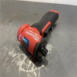AS-IS - Milwaukee M12 FUEL 12V Lithium-Ion Brushless Cordless 1/4 in. Right Angle Die Grinder