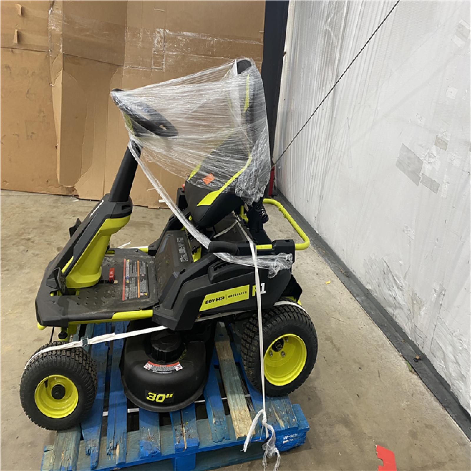 Houston Location - AS-IS Tool Pallet RYOBI R1 80V HP BRUSHLESS 30 INCH