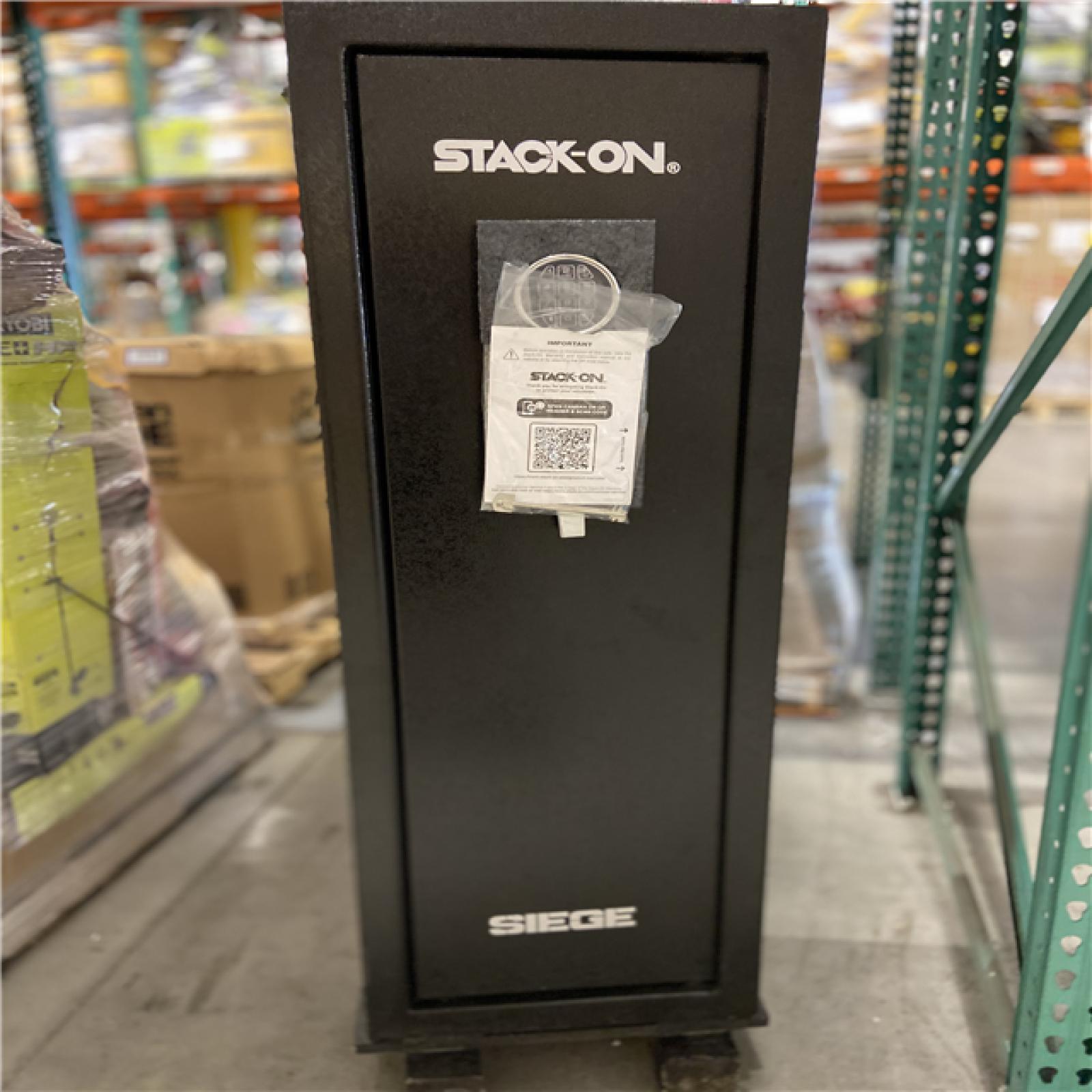 DALLAS LOCATION - STACK-ON Siege 12-Gun Fireproof with Electronic Lock Gun Safe, Black
