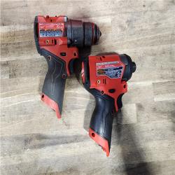 HOUSTON LOCATION - AS-IS Milwaukee 3497-22 12V Brushless Hammer Drill and Impact Driver Combo Kit
