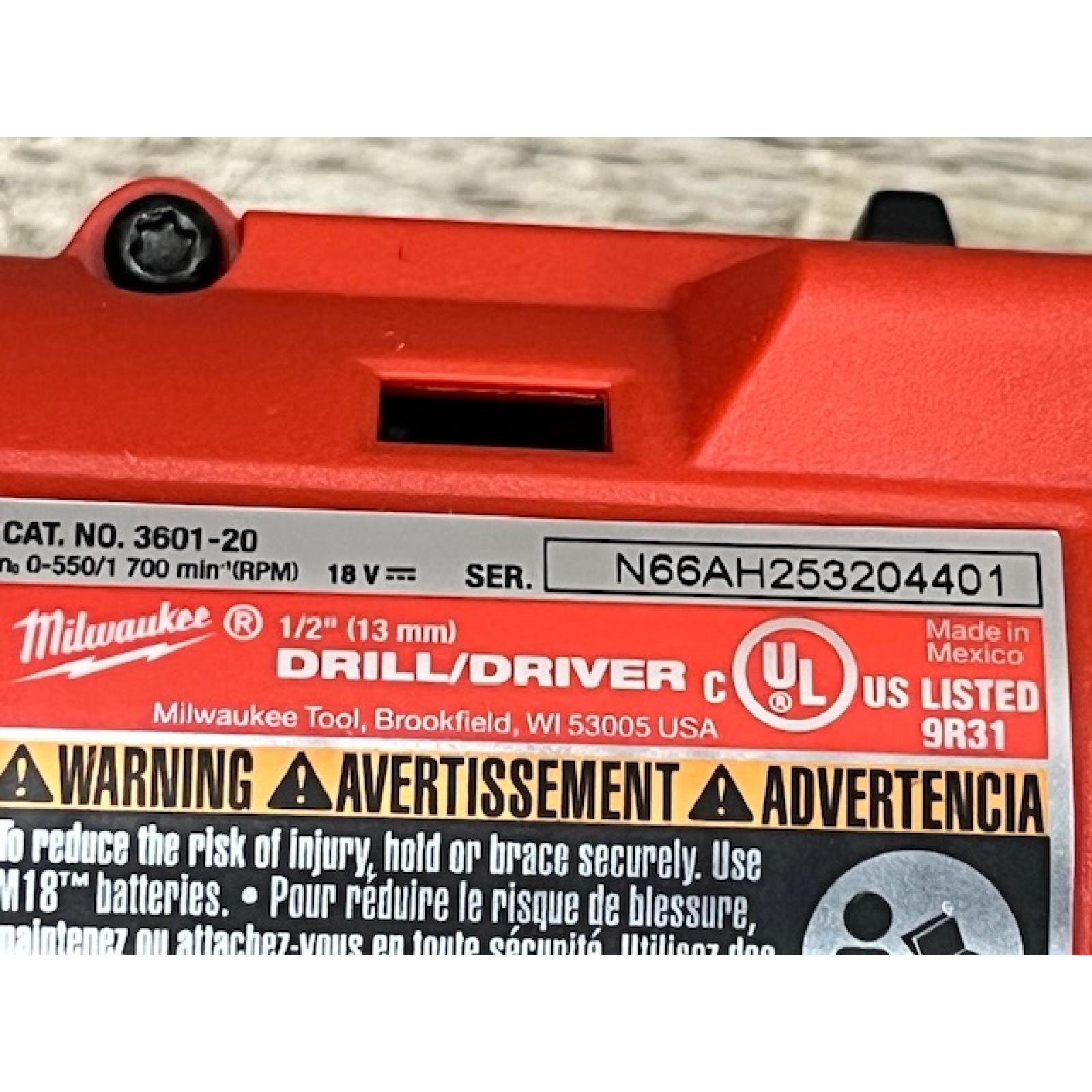 AS-IS Milwaukee 18V Lithium-Ion Brushless Cordless Compact Drill/Impact Combo Kit