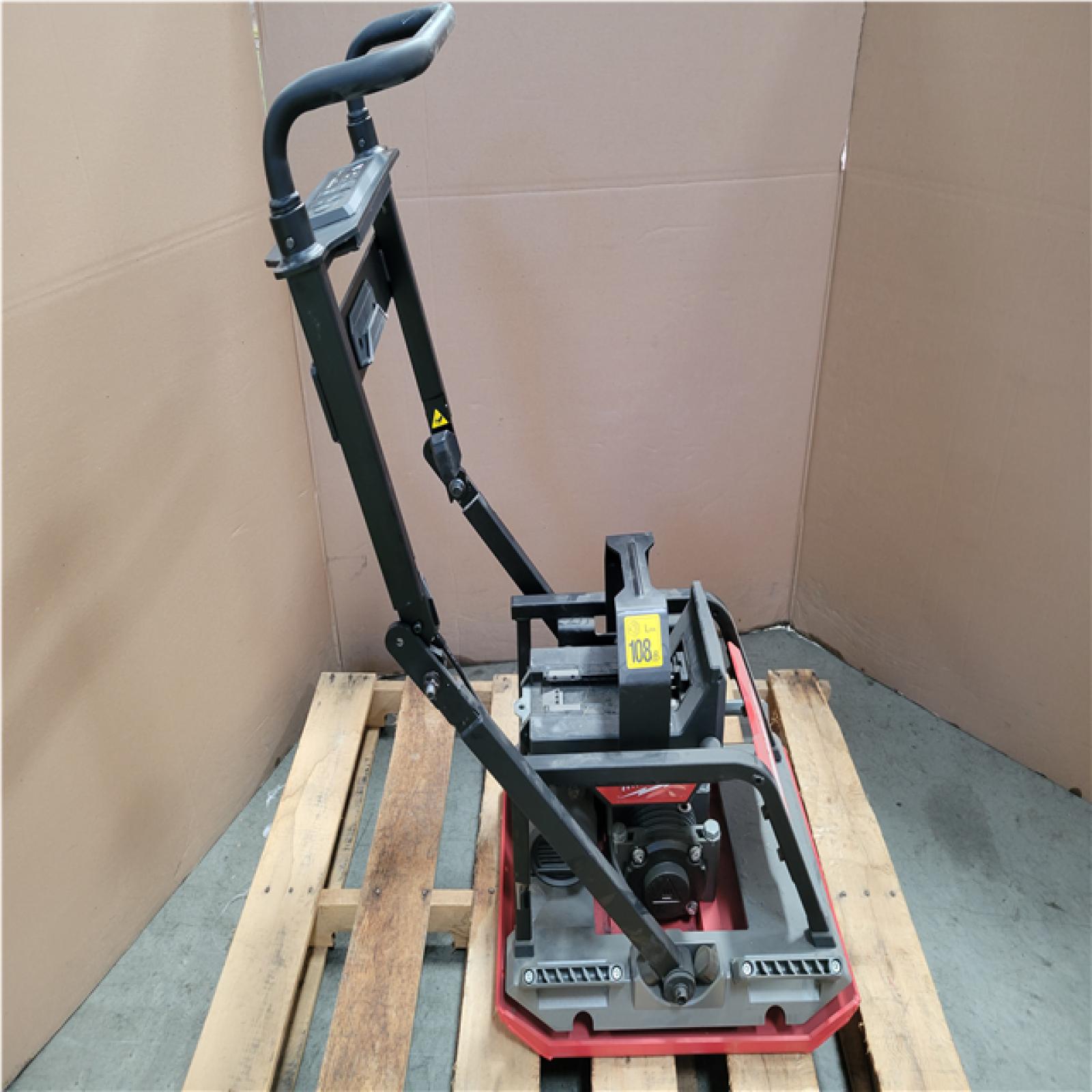 CALIFORNIA AS-IS MILWAUKEE MX FUEL PLATE COMPACTOR