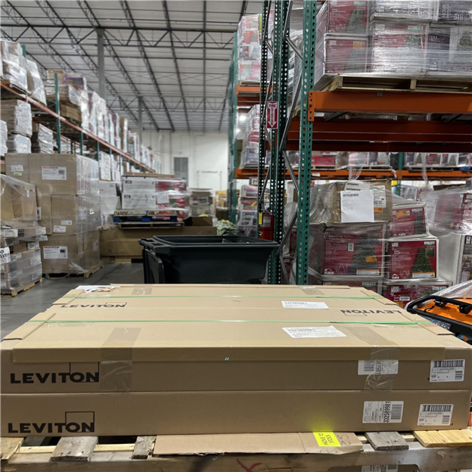 DALLAS LOCATION- NEW!- Leviton 200 Amp 42-Space  42-Circuit Indoor Load Center with Main Circuit Breaker  Door Included LP420-BDR (4 UNITS)