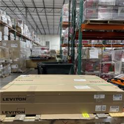 DALLAS LOCATION- NEW!- Leviton 200 Amp 42-Space  42-Circuit Indoor Load Center with Main Circuit Breaker  Door Included LP420-BDR (4 UNITS)