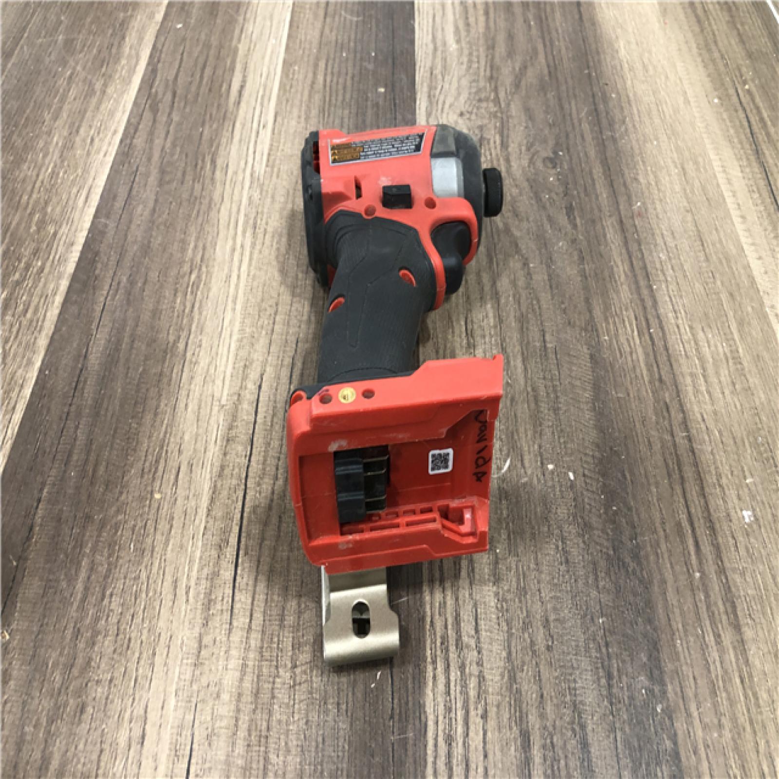 AS-IS Milwaukee FUEL 18V Lithium-Ion Brushless Cordless 1/4 in. Hex Impact Driver (Tool-Only)