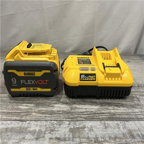 AS-IS DEWALT 20V/60V MAX FLEXVOLT Lithium-Ion 9.0Ah Battery and Charger Starter Kit