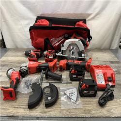 AS-IS Milwaukee 18-Volt Lithium-Ion Cordless (6-Tool) Combo Kit