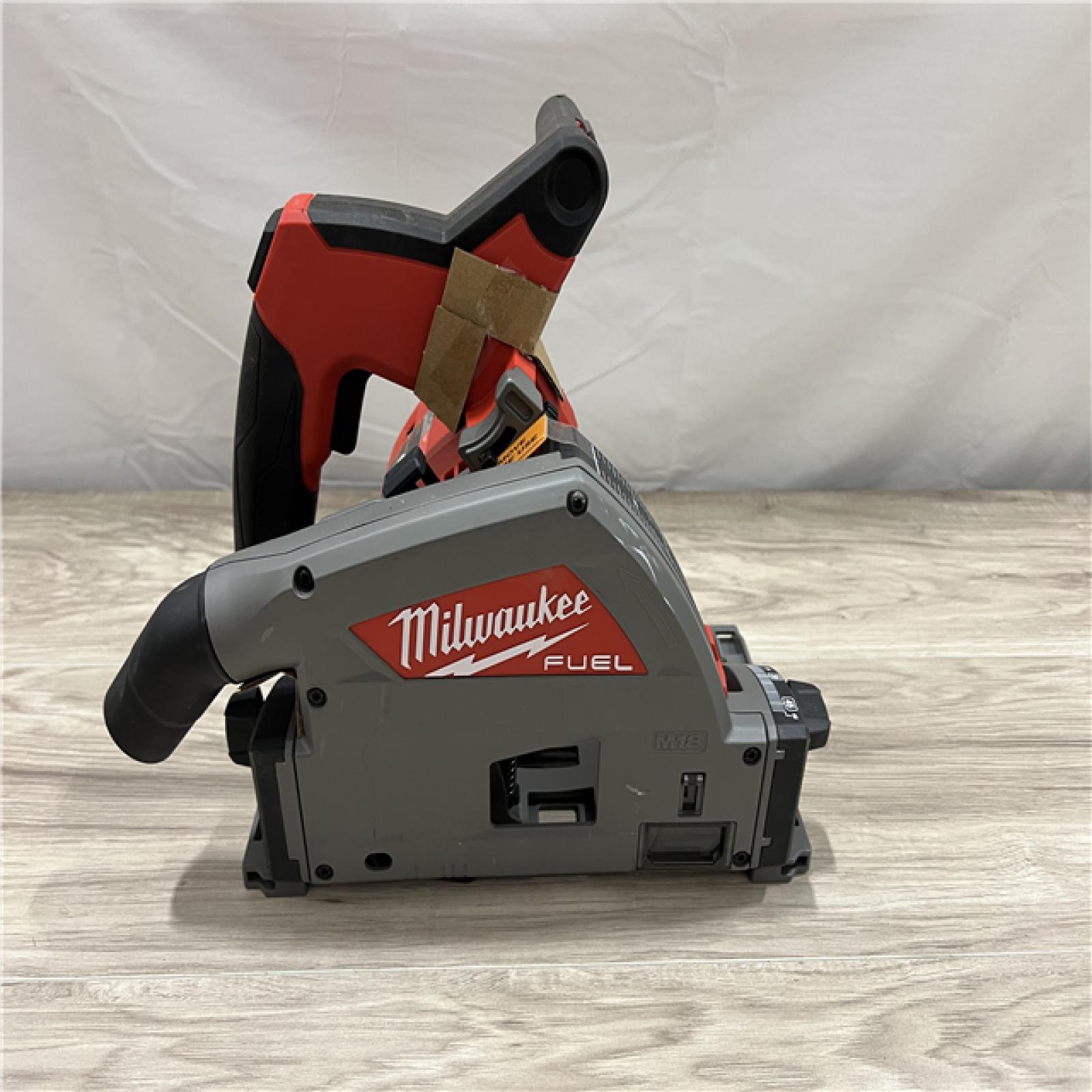 AS-IS Milwaukee FUEL 18V Lithium-Ion Cordless Brushless 6-1/2 in. Plunge Cut Track Saw (Tool-Only)